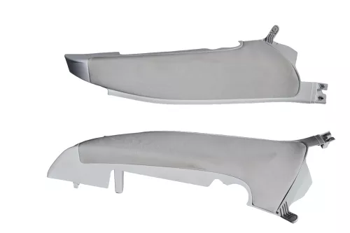 2x Passat B8 3G C-Säulen Verkleidung rechts+ links oben Abdeckung weiß St.Tropez (181740)