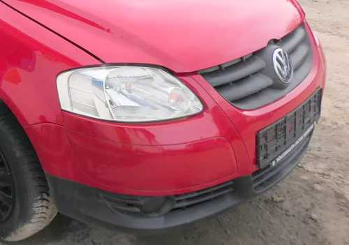 VW Fox 5Z Stoßstange vorne Stoßfänger rot LY3D mit Grill (181805)