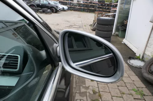 Passat 3C elektrischer Spiegel Außenspiegel rechts +Glas Blinke grau silber LA7W (181881)