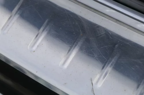 Passat 3C Kombi Stoßstange hinten Heckstoßstange Stoßfänger braun LC8Z PDC OBEN (181888)