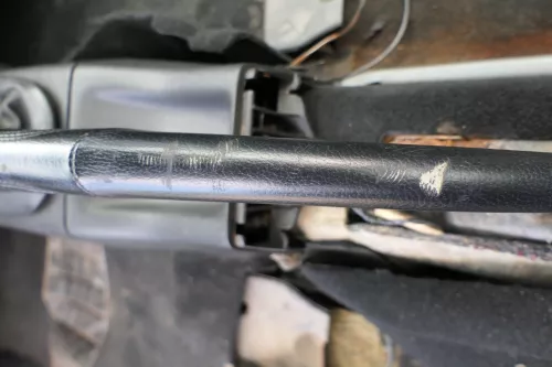 VW Golf 3 / 4 Cabrio 1E Handbremse Feststellbremse Leder schwarz (182088)