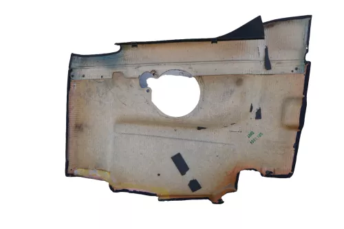 Golf 4 3 1E Cabrio Verkleidung Tür Seitenverkleidung hinten links schwarz Lauts (182097)