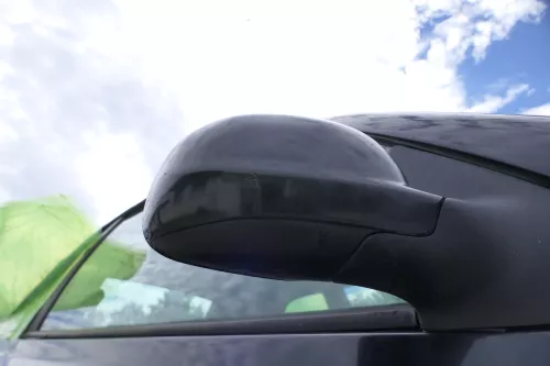 VW Golf 4 Cabrio 1E elektrischer Spiegel Außenspiegel rechts blau LC5H (182105)