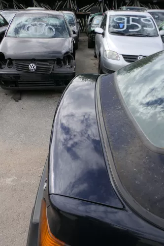 VW Golf 4 1E Cabrio Heckklappe Kofferraumklappe hinten Klappe blau LC5H (182106)