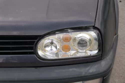 VW Golf 3 Grill Kühlergrill VW Zeichen Logo Grillleiste Leiste (182147)