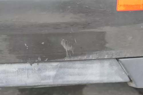 VW Golf 3 1H 1E Cabrio Limousine Stoßstange hinten Heckstoßstange schwarz LC9Z (182155)