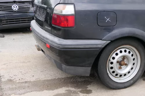 VW Golf 3 1H 1E Cabrio Limousine Stoßstange hinten Heckstoßstange schwarz LC9Z (182155)