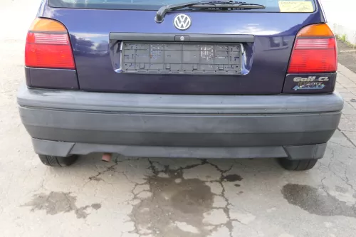 VW Golf 3 1H 1E Cabrio Limousine Stoßstange hinten Heckstoßstange schwarz