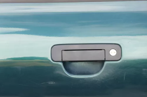 A4 B5 Tür nur Türblatt vorne links Fahrertür grün LZ6U Kombi od Limo (182198)