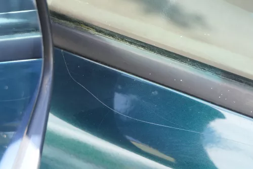 A4 B5 Tür nur Türblatt vorne links Fahrertür grün LZ6U Kombi od Limo (182198)