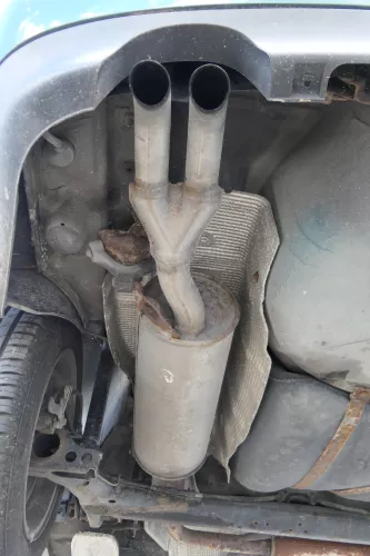 A4 B5 Auspuff Endschalldämpfer + Mittelschalldämp Endtopf 1,9 TDI 1Z AFF AHU