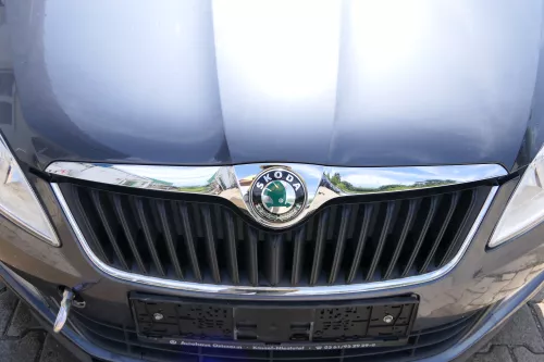 Skoda Fabia 5J Roomster Motorhaube Haube Klappe vorne grau LF8J (182238)