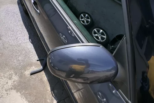 Fabia 5J elektrisch Spiegel Außenspiegel rechts mit Glas - grau LF8J (182244)