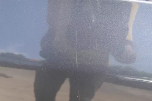 Fabia 5J Kombi + Limo Tür vorne links Fahrertür - grau LF8J -ohne Anbauteile (182246)