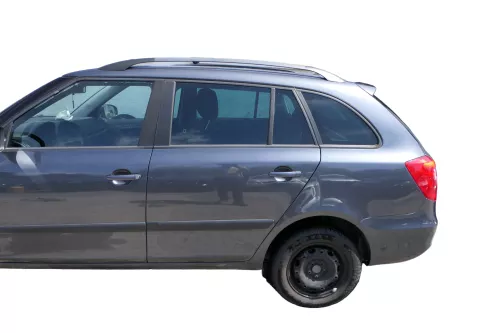 Skoda Fabia 5J Kombi Tür hinten links - grau LF8J - ohne Anbauteile
