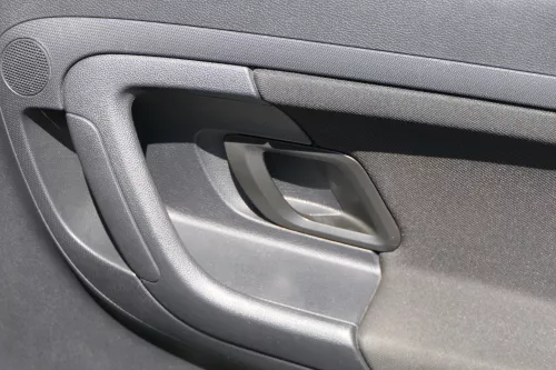 1x Skoda Fabia 5J Kombi Combi Türverkleidung Verkleidung Tür hinten rechts Griff (182262)