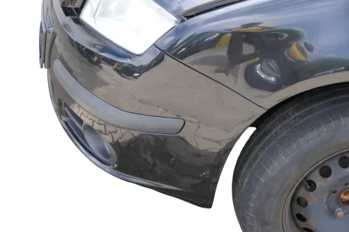 Fabia 6Y Stoßstange Stoßfänger vorne schwarz LF9R  Facelift - Gitter NSW (182287)