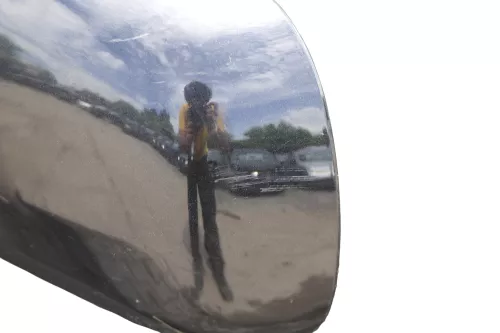 Skoda Fabia 6Y mechanischer Spiegel Außenspiegel links schwarz LF9R Glas (182289)