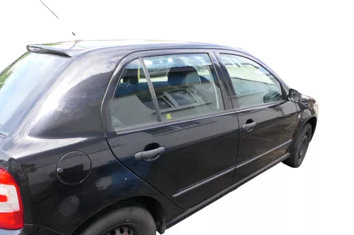 Skoda Fabia 6Y Limousine Schrägheck Tür hinten rechts schwarz LF9R (182295)