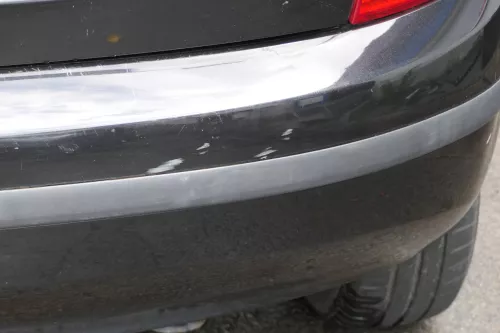 Skoda Fabia 6Y Schrägheck Stoßstange hinten Heckstoßstange schwarz LF9R (182298)