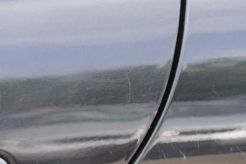 Skoda Fabia 6Y Limousine Schrägheck Tür hinten links schwarz LF9R (182299)