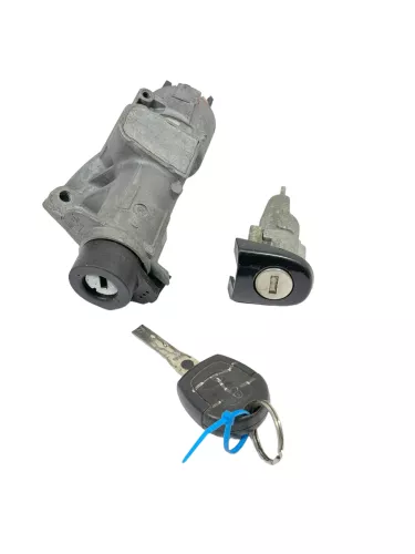 Skoda Fabia 6Y Zündschloß Schloß Zündung 1x Schlüssel + 1x Türschloß links Funk