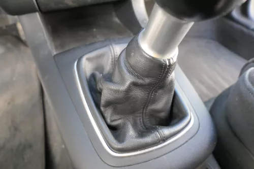 A3 8L Schaltknauf Schaltsack Schaltung Schaltknüppel schwarz Leder Facelift Spor (182346)