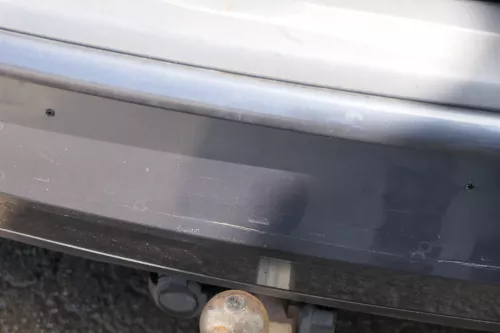 VW Polo 9N 9N3 Stoßstange Heckstoßstange hinten grau LC7V (182374)