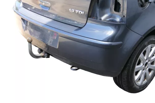 VW Polo 9N 9N3 Stoßstange Heckstoßstange hinten grau LC7V (182374)