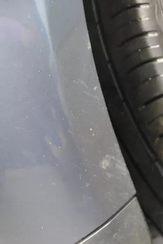 VW Polo 9N 9N3 Stoßstange Heckstoßstange hinten grau LC7V (182374)