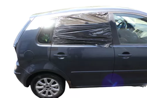 VW Polo 9N 9N3 Tür hinten rechts 4/5-Türer grau LC7V - ohne Anbauteile