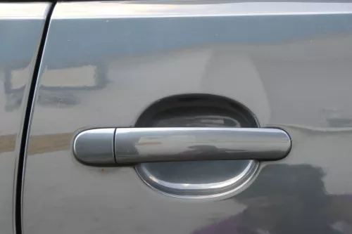 VW Polo 9N 9N3 Tür hinten rechts 4/5-Türer grau LC7V - ohne Anbauteile (182376)