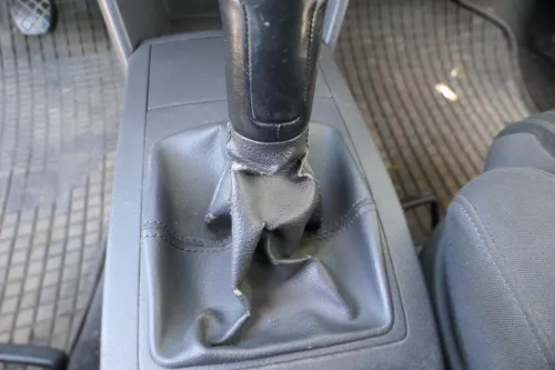 VW Polo 9N 9N3 Schaltknauf Schaltsack Schaltung 6Q1711113G Leder schwarz (182395)