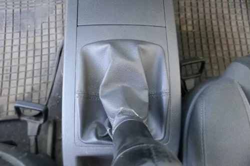 VW Polo 9N 9N3 Schaltknauf Schaltsack Schaltung 6Q1711113G Leder schwarz (182395)