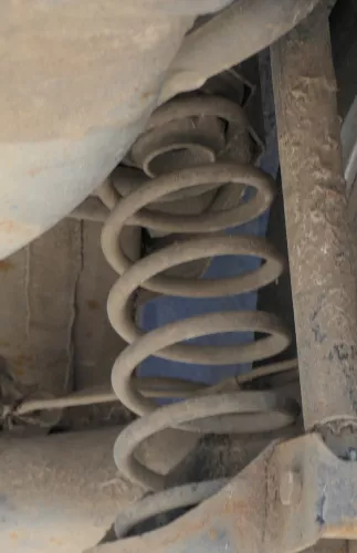 2x VW Polo 6R 6C 9N 9N3 Federn Fahrwerk Sportfedern Sportfeder hinten (182402)