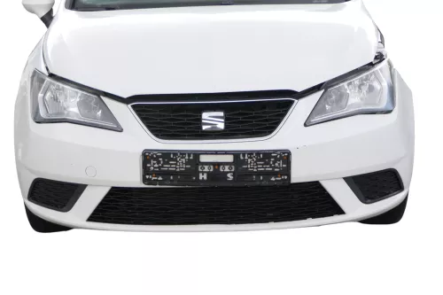 Seat Ibiza 6J Stoßstange Frontstoßstange vorne weiß LB9A Grill 6J0807217AT