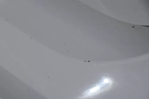 Seat Ibiza 6J Stoßstange Heckstoßstange hinten weiß LB9A 2/3-Türer (182455)