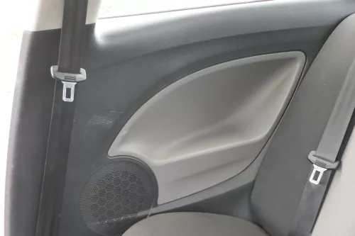 Seat Ibiza 6J Verkleidung hinten rechts 2/3-Türer Seite - schwarz / grau