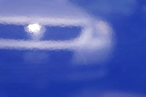 Fabia 5J Kombi + Limo Tür vorne links Fahrertür - blau LF5K -ohne Anbauteile (182552)