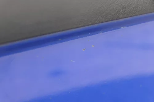 Fabia 5J Kombi + Limo Tür vorne links Fahrertür - blau LF5K -ohne Anbauteile (182552)