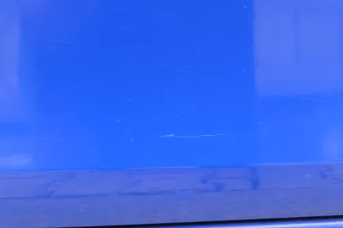 Skoda Fabia 5J Limousine Tür hinten rechts blau LF5K - Delle (182557)