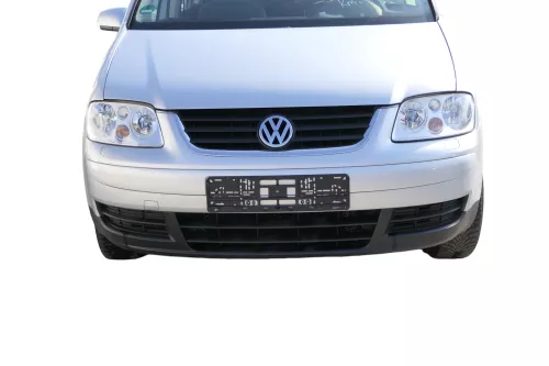 VW Touran 1T Stoßstange vorne Frontstoßstange Stoßfänger silber LA7W SWR