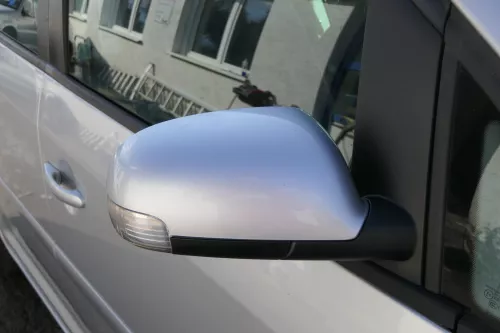 VW Touran 1T elektrischer Spiegel Außenspiegel beheizt rechts silber LA7W + Glas (182594)