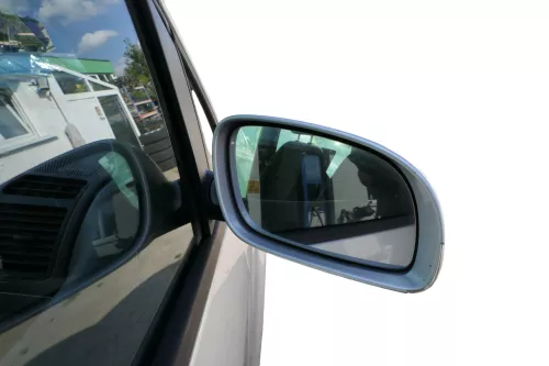 VW Touran 1T elektrischer Spiegel Außenspiegel beheizt rechts silber LA7W + Glas (182594)