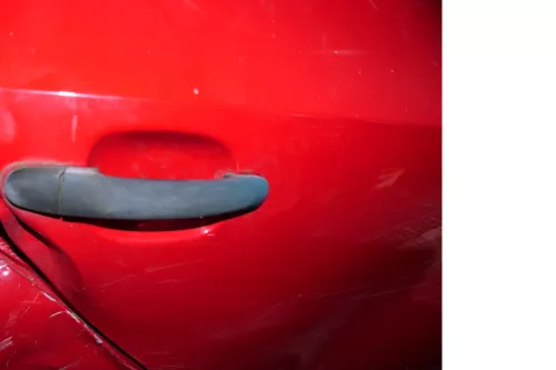 Ibiza 6J Türgriff Tür Griff hinten rechts/link außen schwarz Lagerbügel Seilzug (182644)