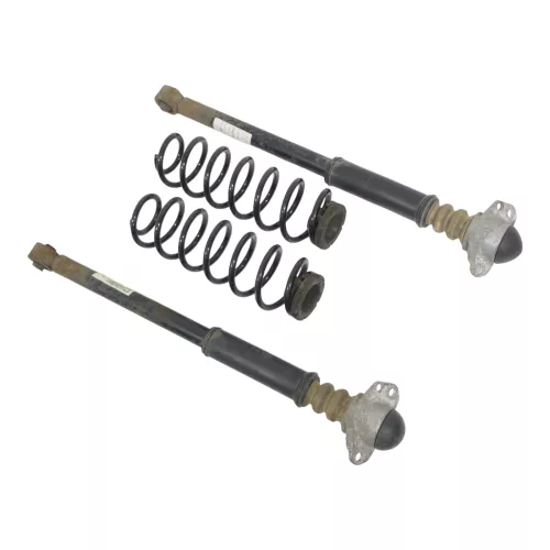 2x Polo 9N 9N3 A2 Ibiza 6L Feder Federn hinten links und rechts + Stoßdämpfer (182657)