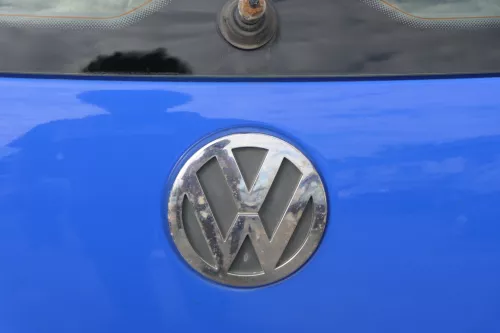 VW Polo 9N Fun Heckklappe Kofferraumklappe Klappe hinten Scheibe blau LA5F (182735)