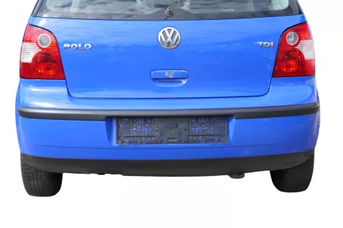VW Polo 9N Fun Heckklappe Kofferraumklappe Klappe hinten Scheibe blau LA5F (182735)