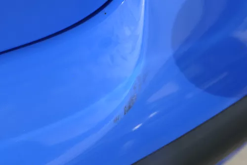 VW Polo 9N 9N3 Stoßstange Heckstoßstange hinten blau LA5F (182736)