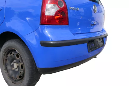 VW Polo 9N 9N3 Stoßstange Heckstoßstange hinten blau LA5F (182736)